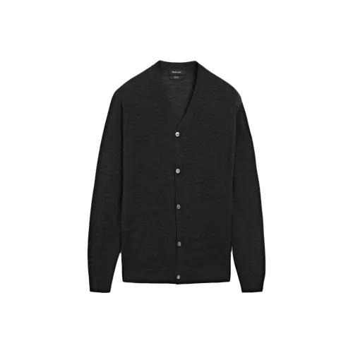 Massimo Dutti Темно-серый Мужской Трикотаж