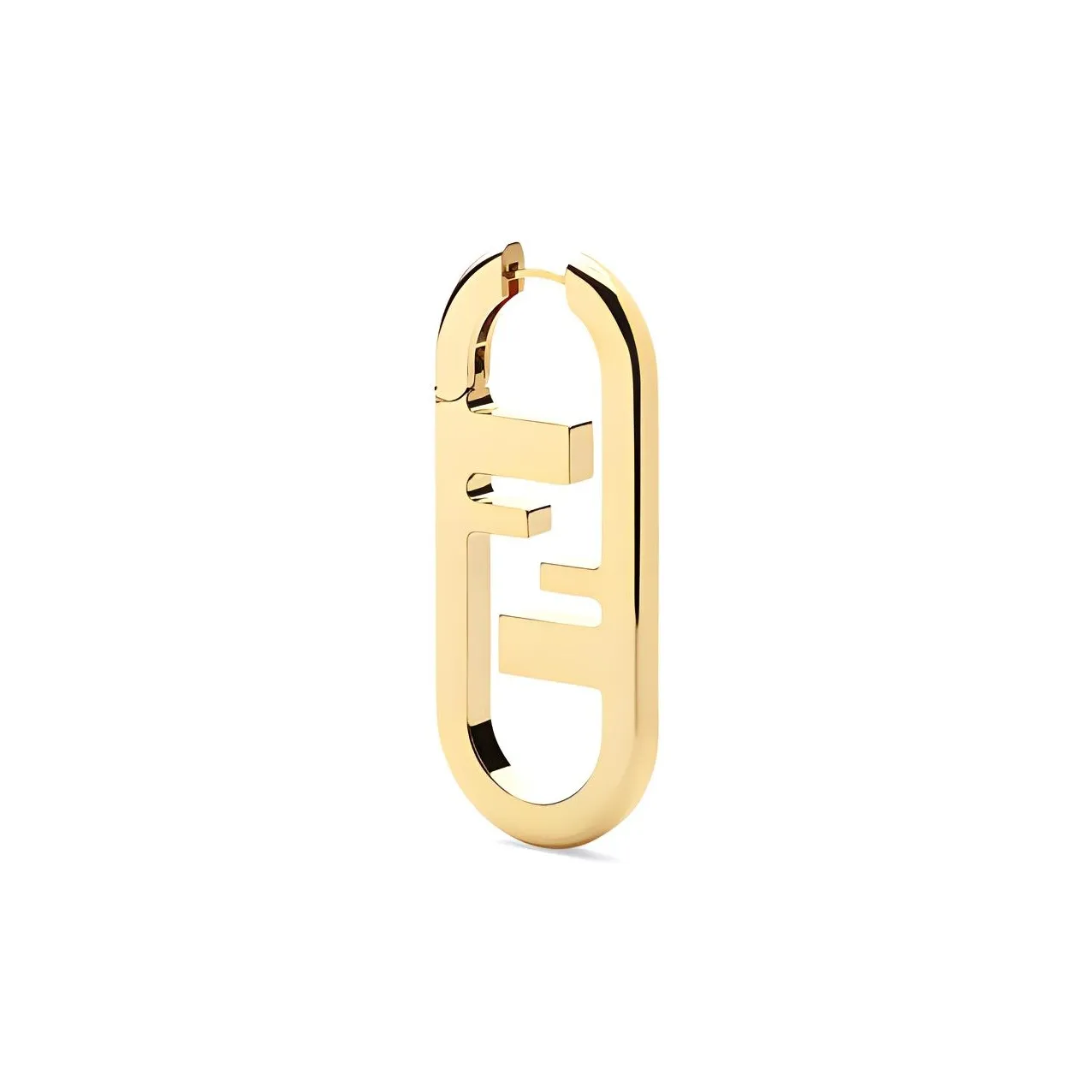FENDI Logo Plaque Single Earring