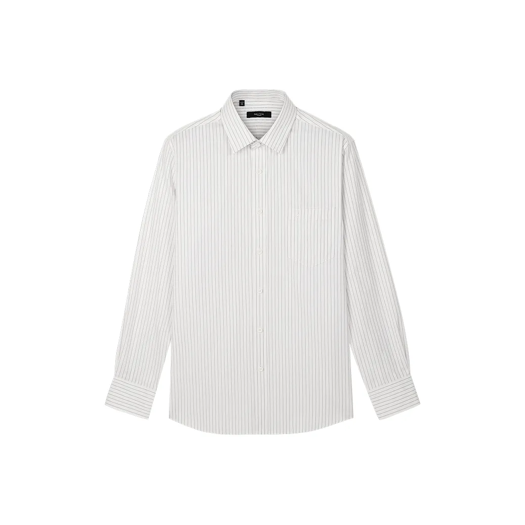 NAUTICA TAILORED Рубашка Мужская Белая с Полосами