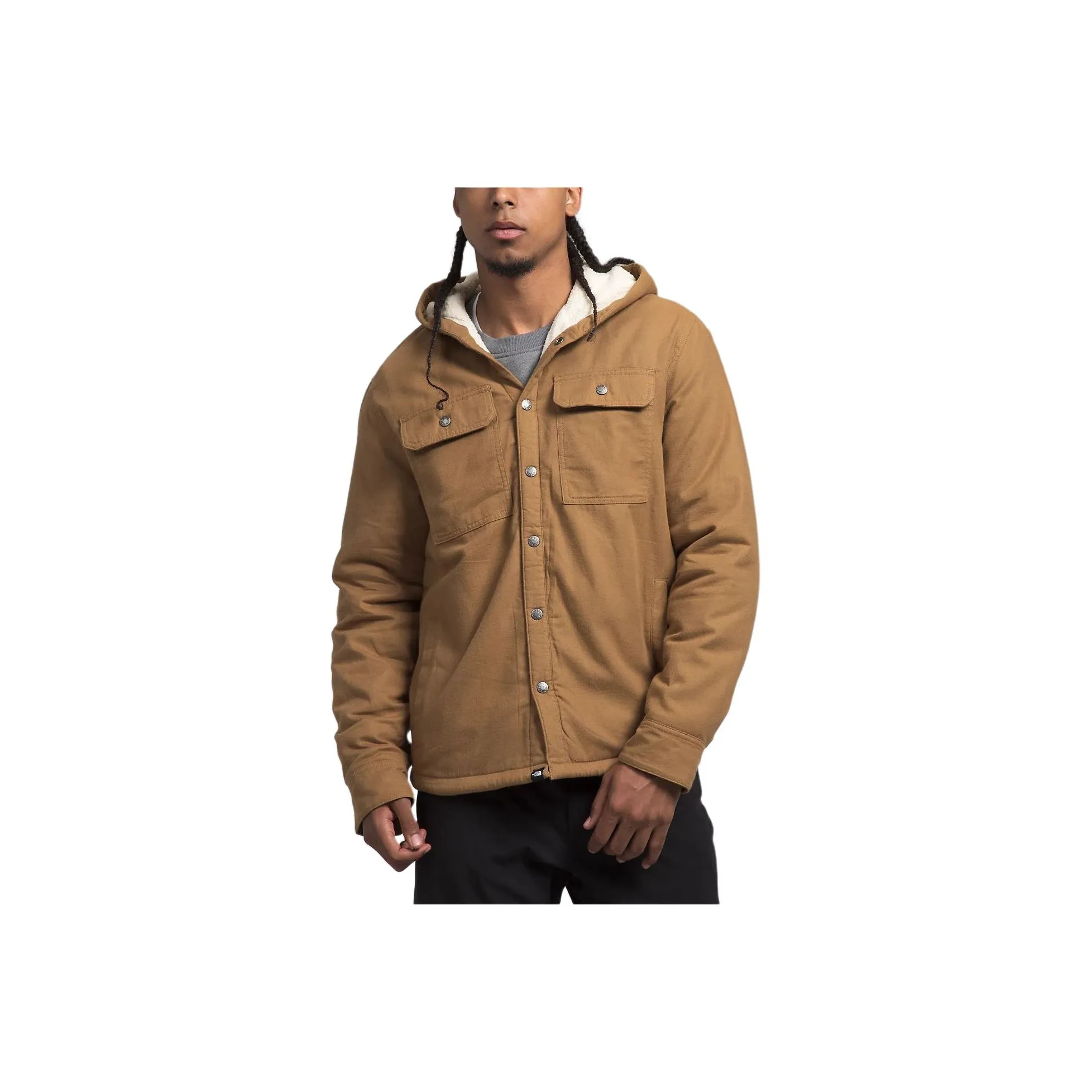 THE NORTH FACE Мужская с капюшоном рубашка CAMPSHIRE Куртки и пальто Мужской Коричневый