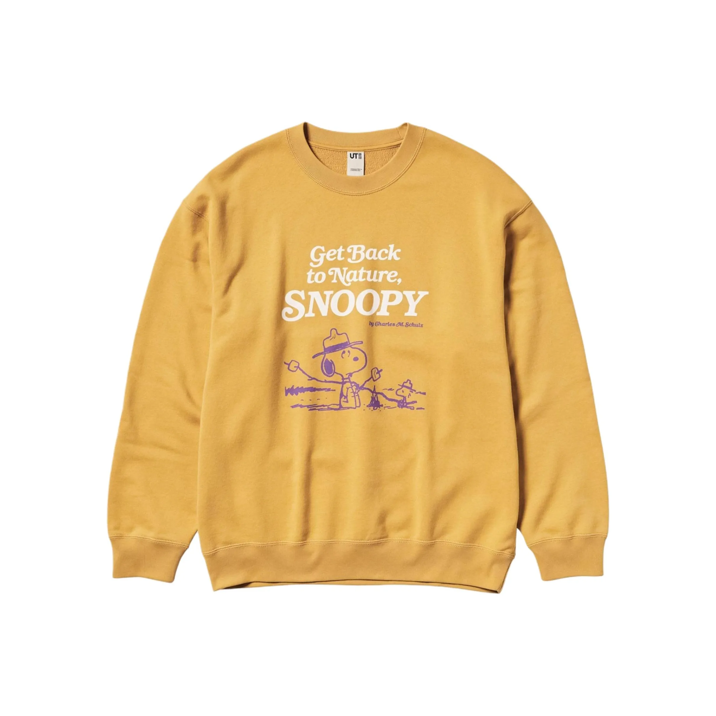 UNIQLO PEANUTS Collaboration Свитшот Унисекс Light Желтый