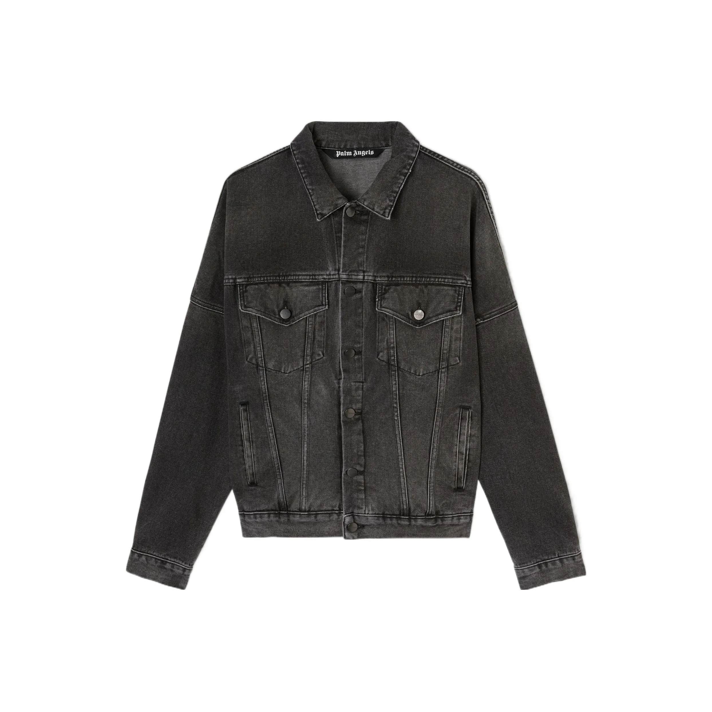 PALM ANGELS Черные Мужские Джинсовые Куртки