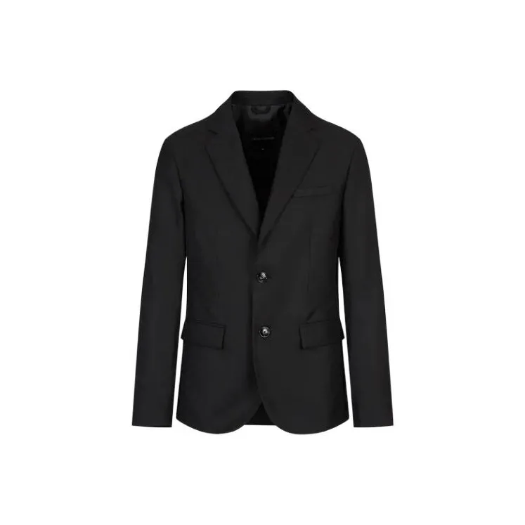 EMPORIO ARMANI FW22 Бизнес-костюм Куртка Мужская Черная