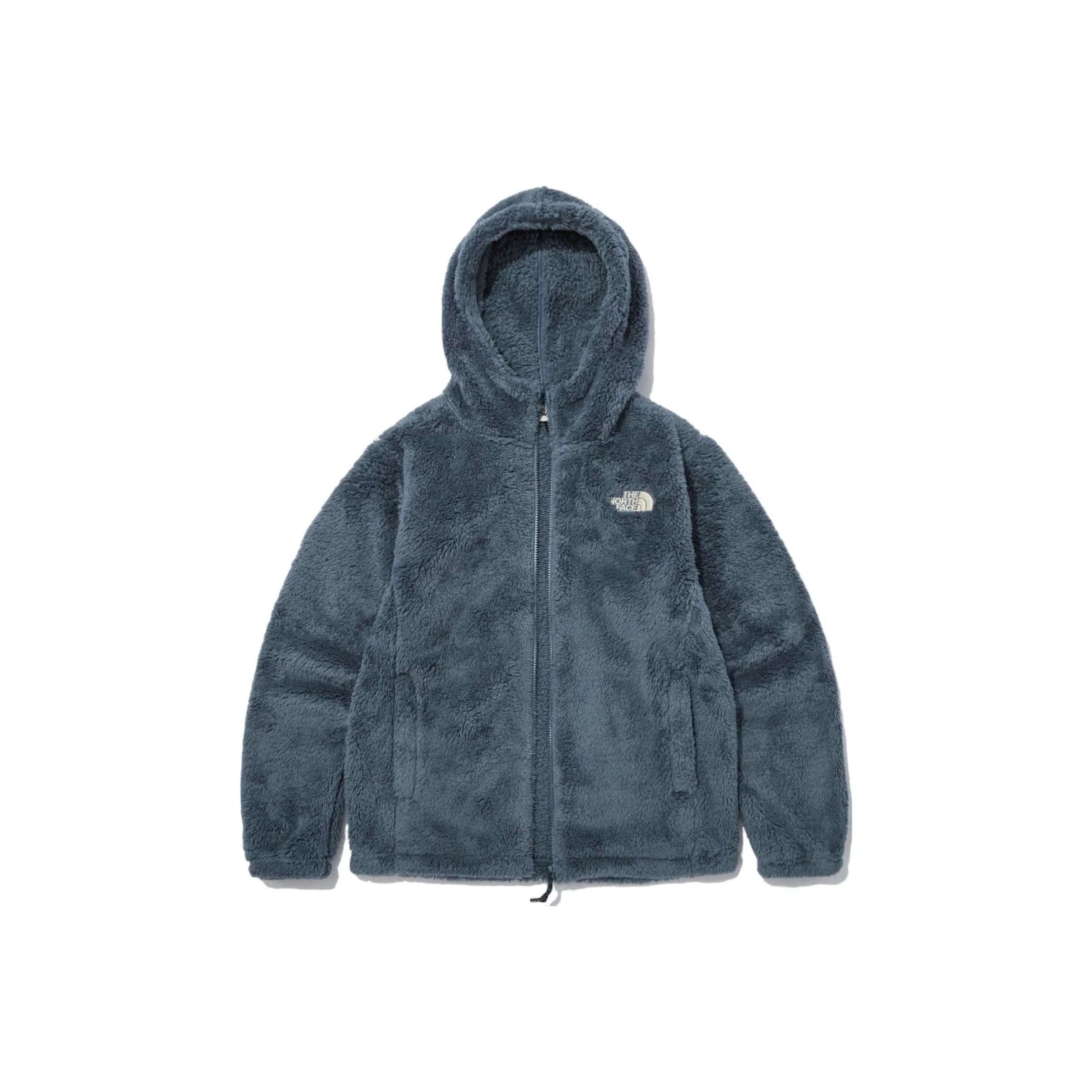 THE NORTH FACE Comfy Ex Fleece Hoodie Light Beige Unisex Korea Version Comfy Ex Fleece Hoodie Dark Slate Unisex Korea Version