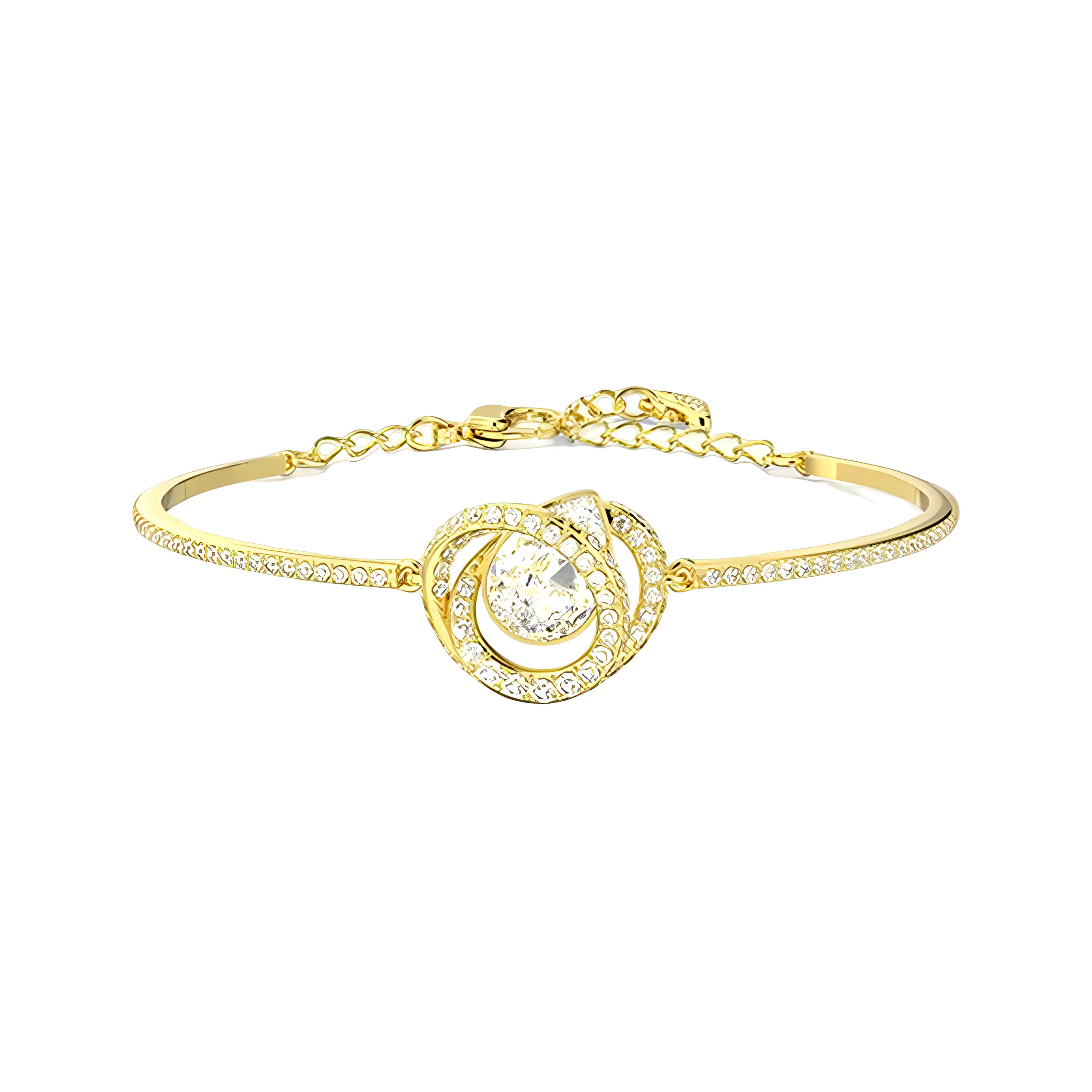 Swarovski Generation Искусственный кристалл Браслеты Женские Золото