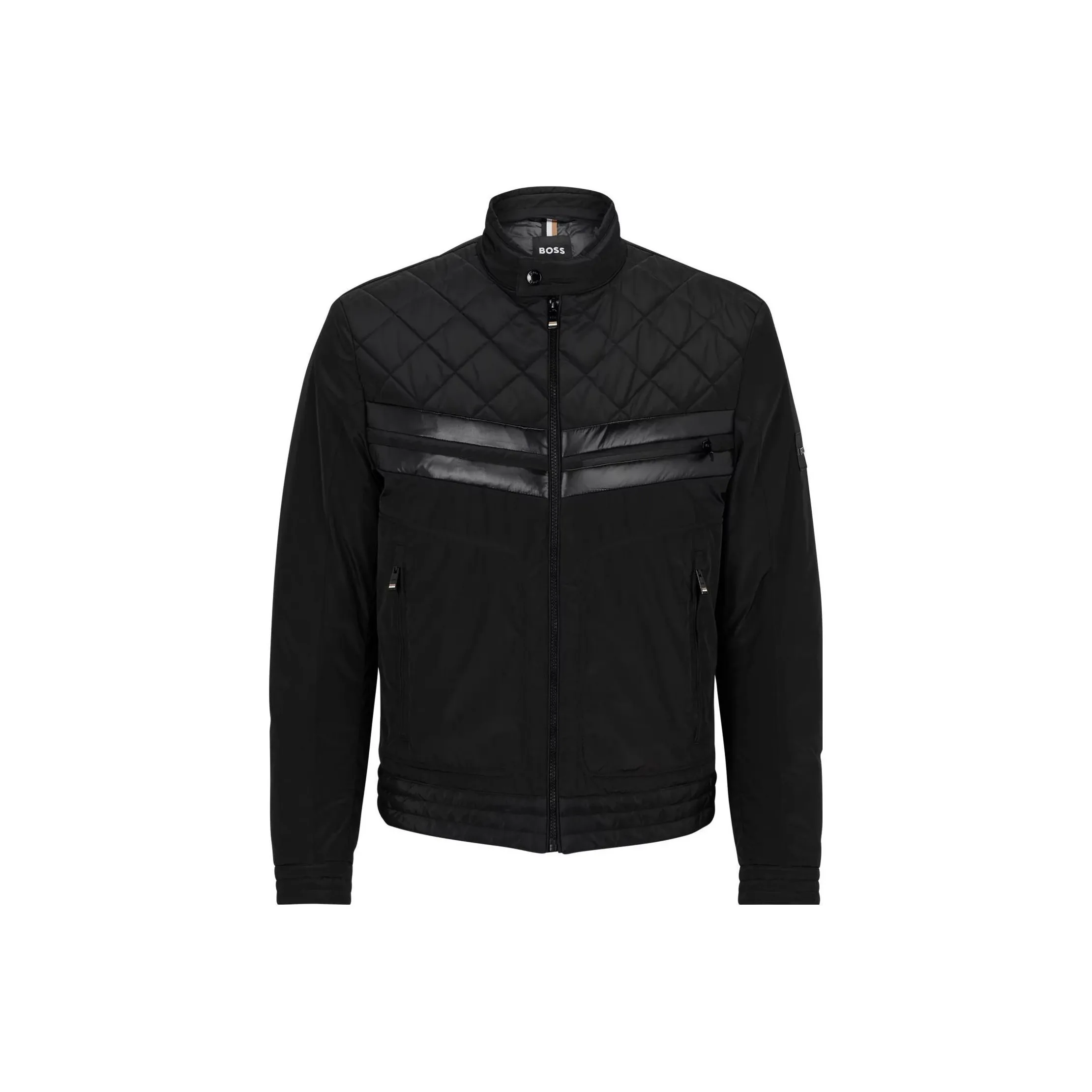 HUGO BOSS Diamond pattern Bomber Jacket