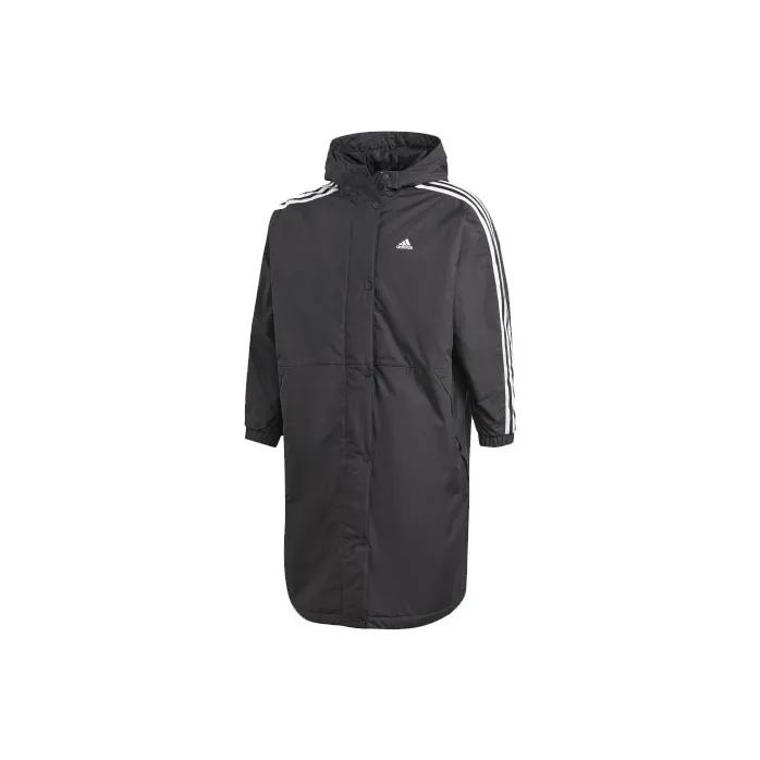 Adidas Черные Женские Объемные Куртки (Пуфы)