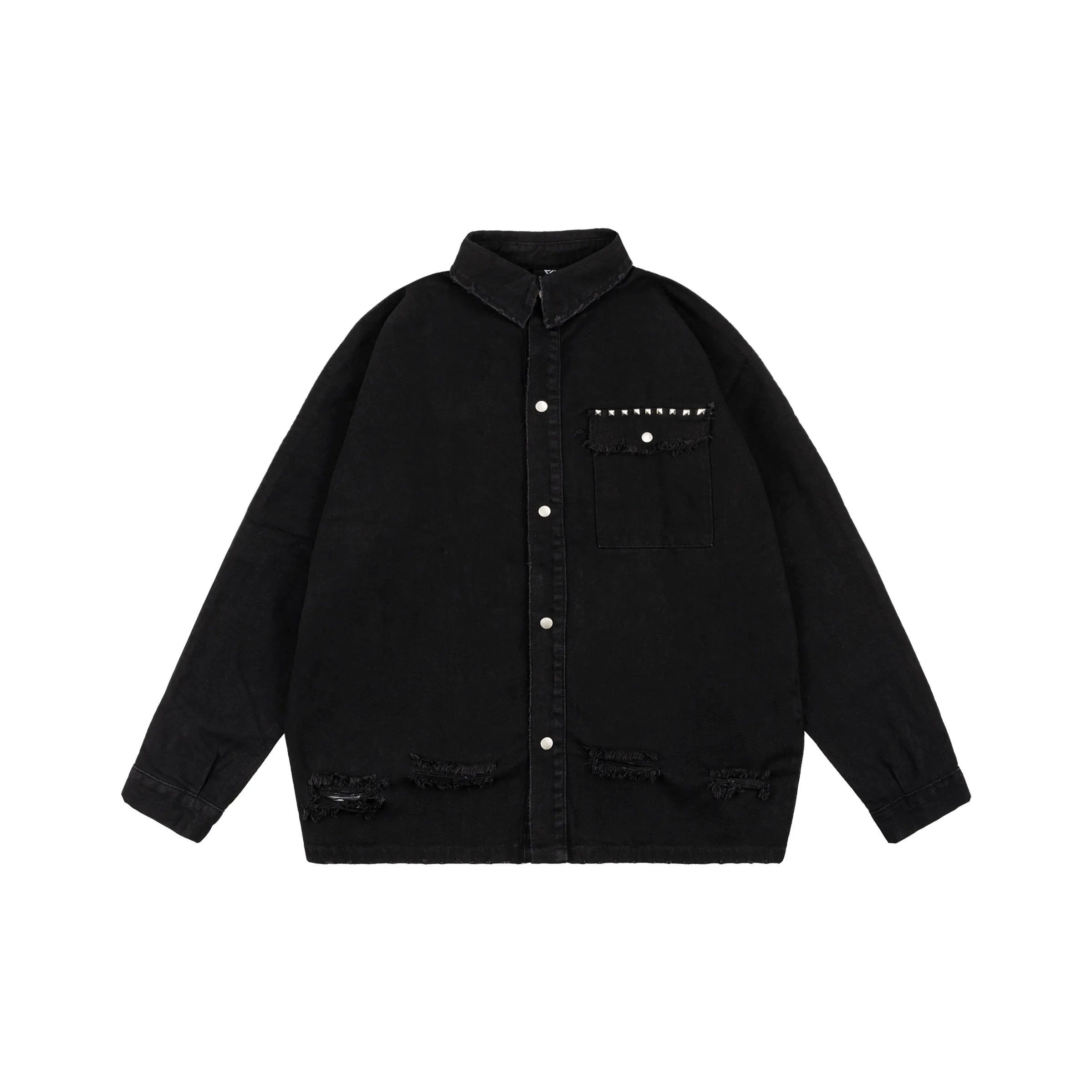 XINYINSU Черная унисекс джинсовая куртка