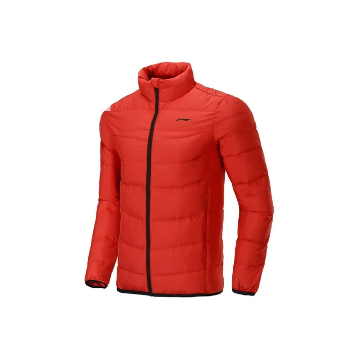Лайнер Зимний Пуховик Мужской Бычий Красный
