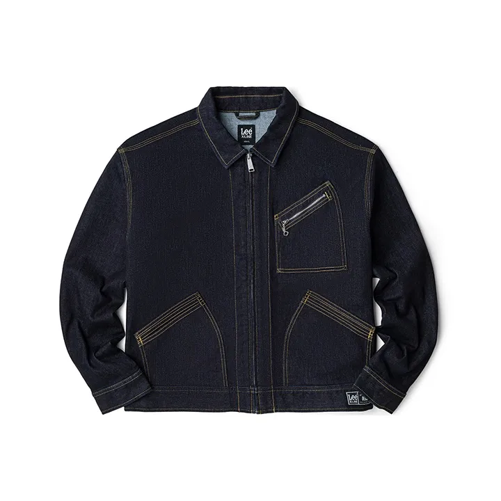 Lee совместный бренд модель Washed Мужская Джинсовая куртка