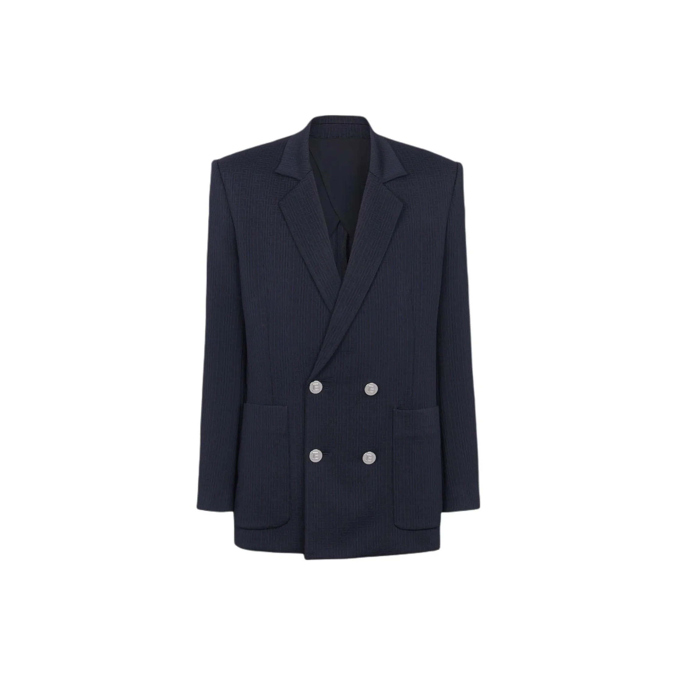 BALMAIN Casual Mini Monogram Blazer