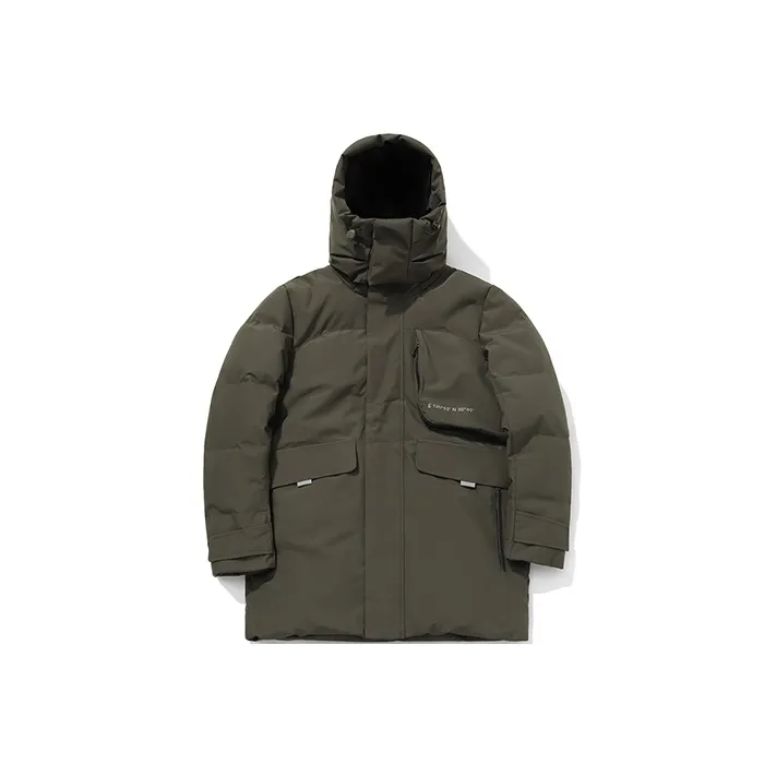 LINING Sports Fashion Collection Лесной зеленый Мужской Пуховик