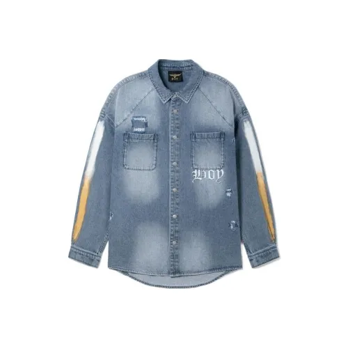 BOY LONDON Синие Унисекс Джинсовые куртки
