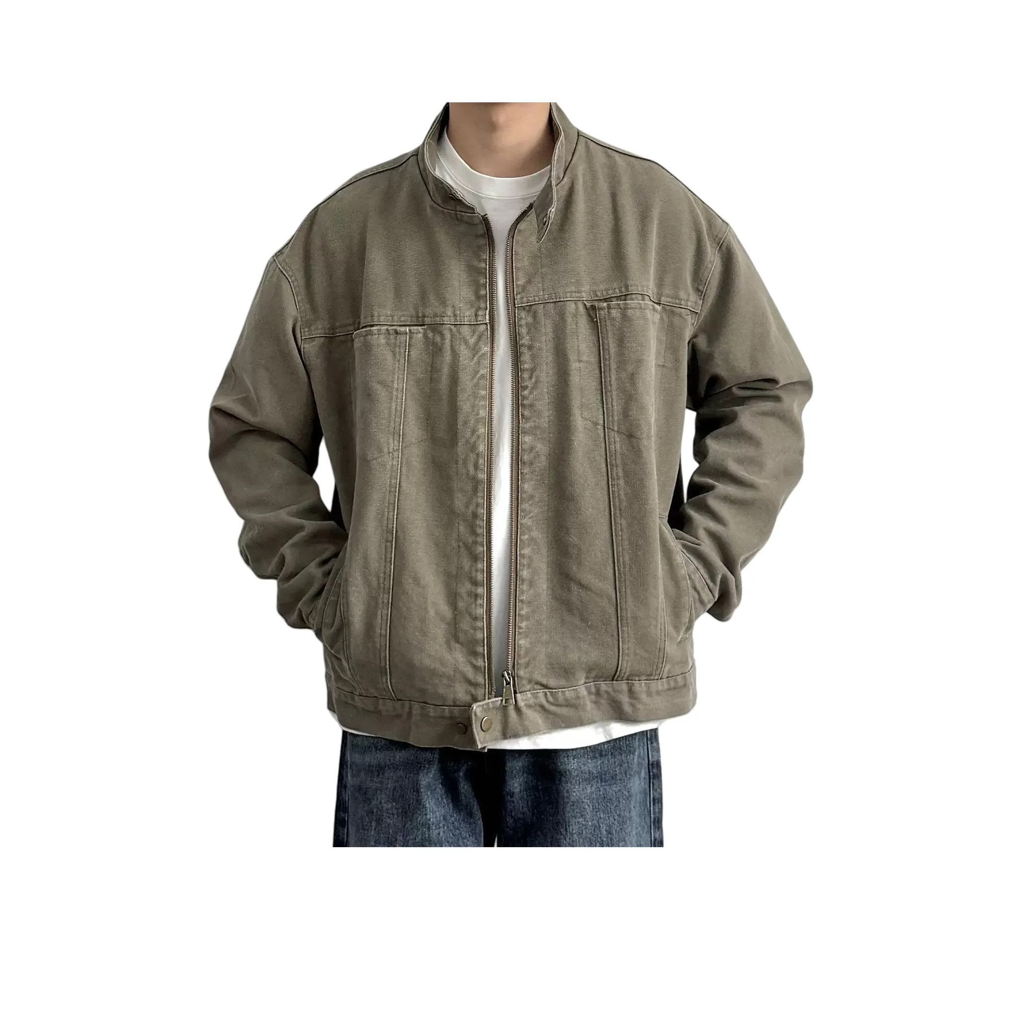 PAINT STAIN Армейский зеленый Унисекс Куртки