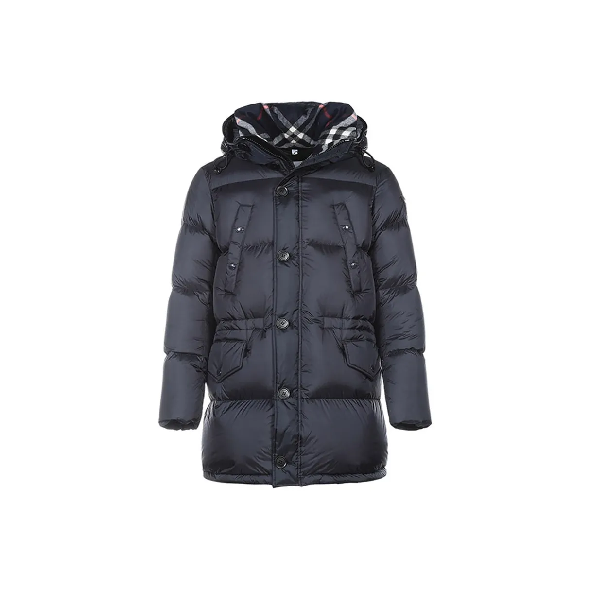 Burberry Men Logo Detail Hooded Puffer Coat