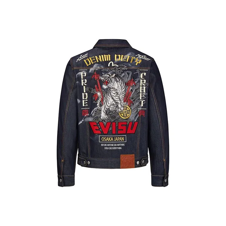 EVISU SS20 Denim Jacket Men's Denim Blue