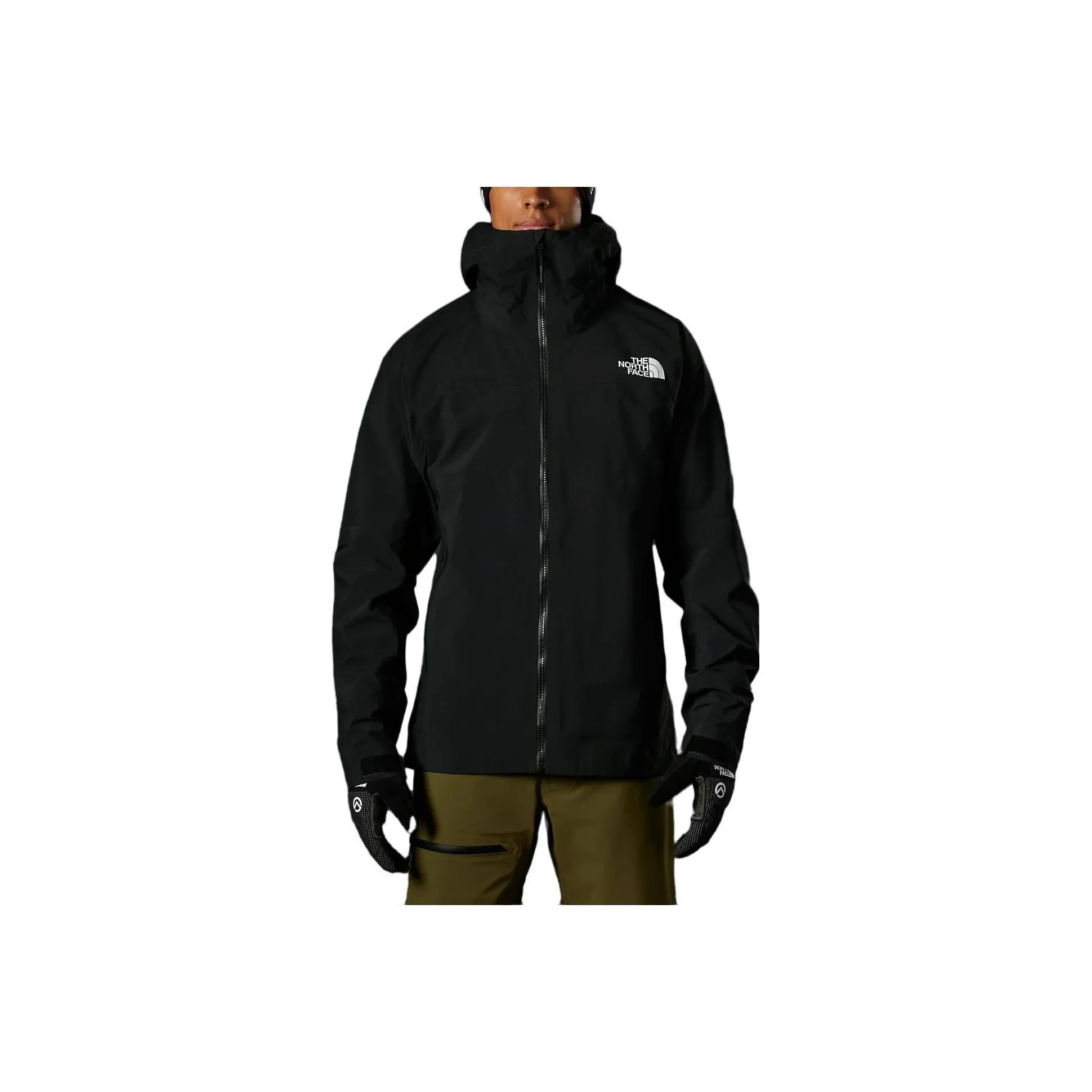 THE NORTH FACE Summit Chamlang Mountain Multifunctional Waterproof Windproof And Breathable Windbreaker Men's Black