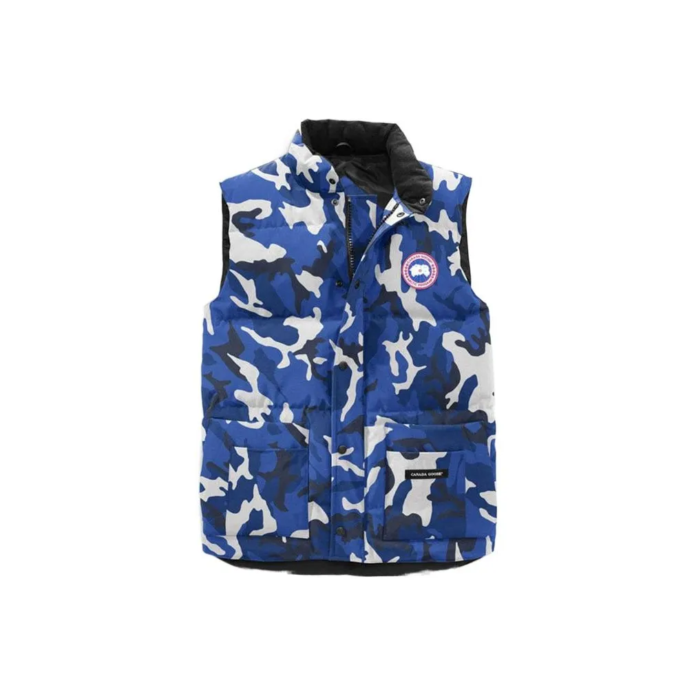 Canada Goose FW22 Vest Men's Blue Camouflage
