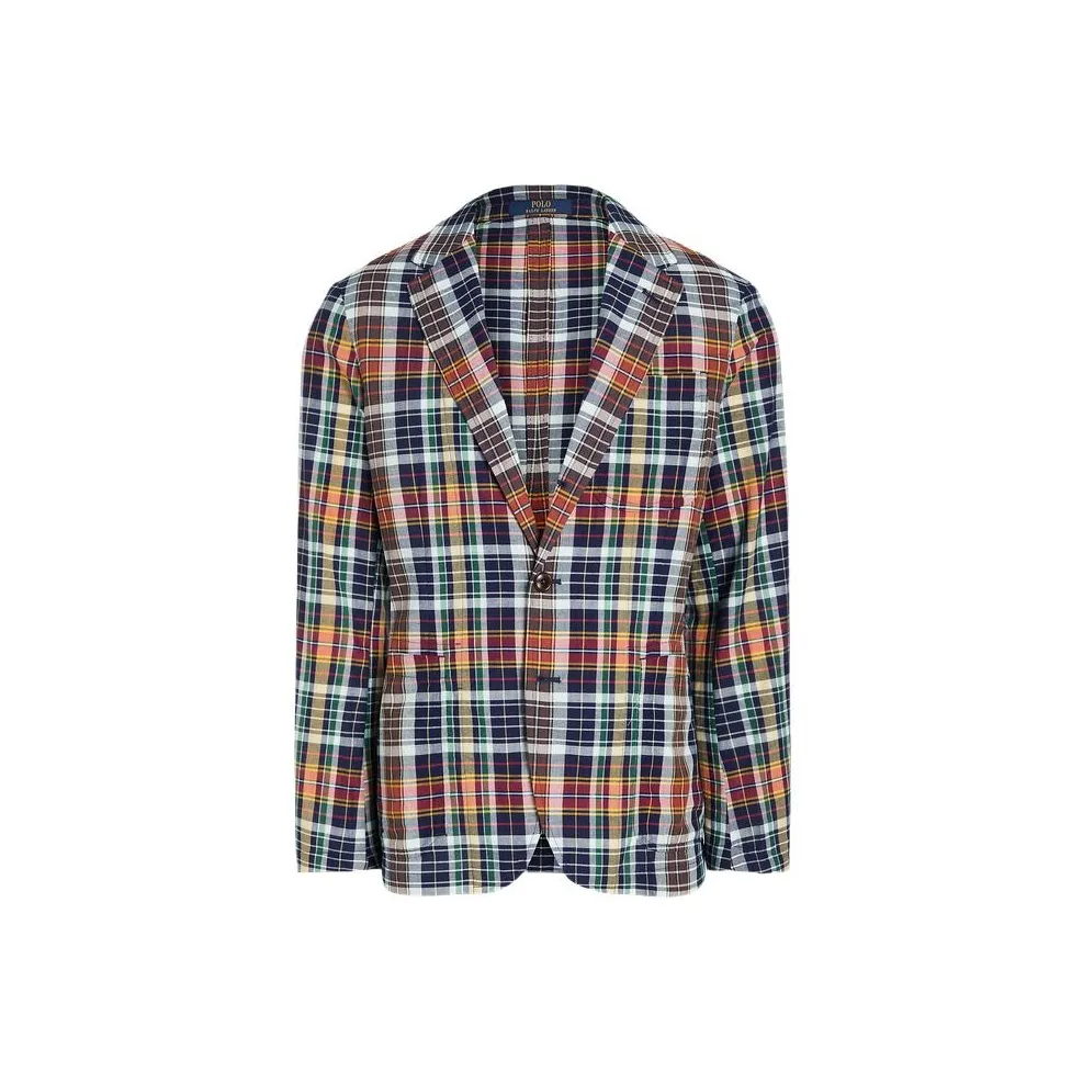 Polo Ralph Lauren SS22 Бизнес-костюм Пальто Мужской Многоцветный