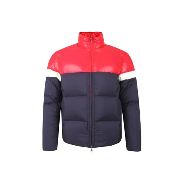 Moncler Down Jackets Men's Red Blue Multicolor