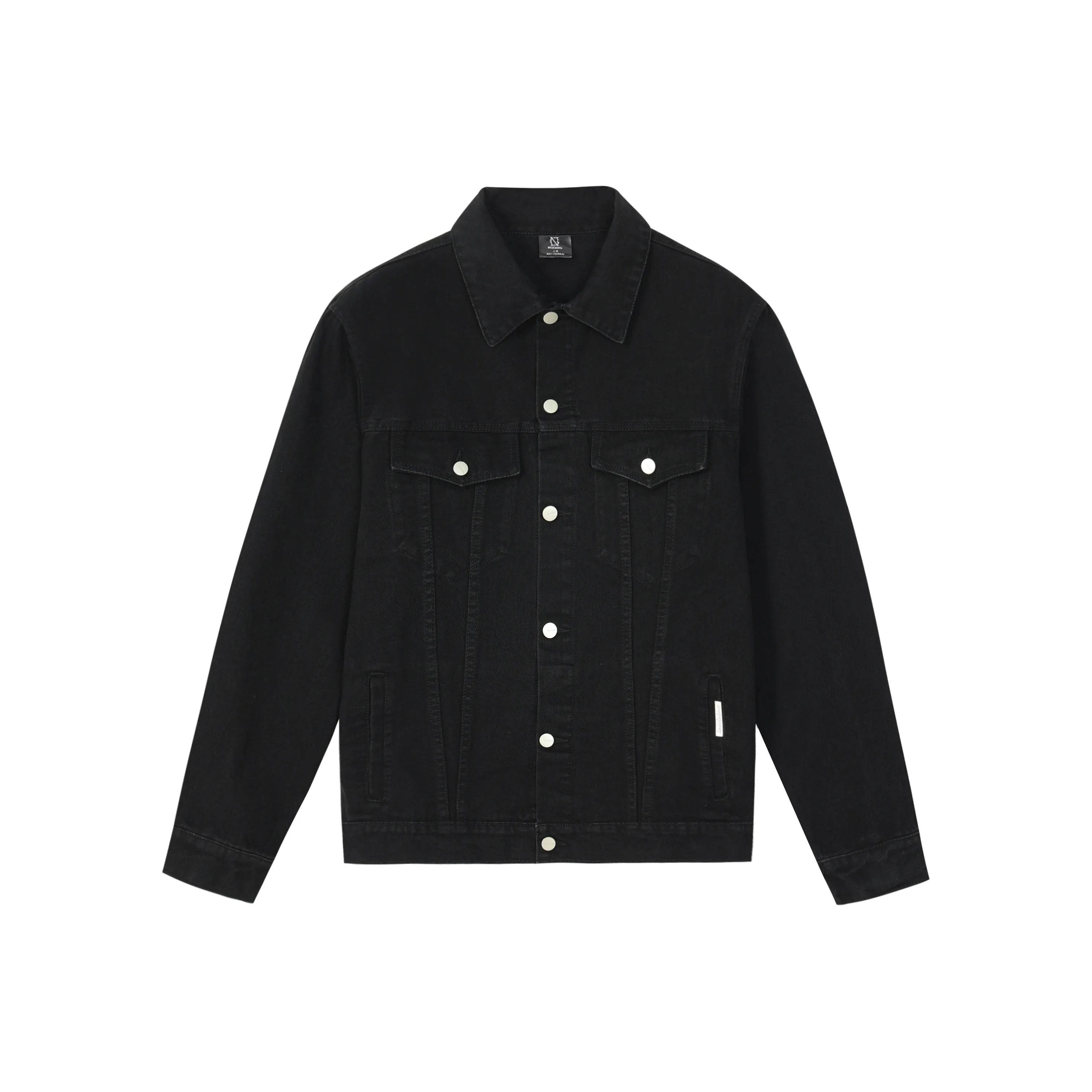 NOOING Denim Jacket Unisex Black