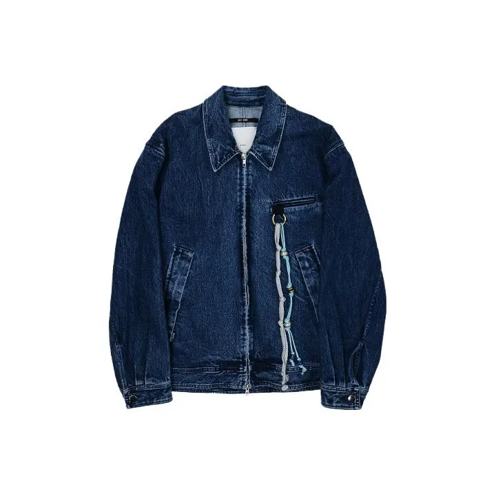SONG FOR THE MUTE Jackets Men's Denim Blue