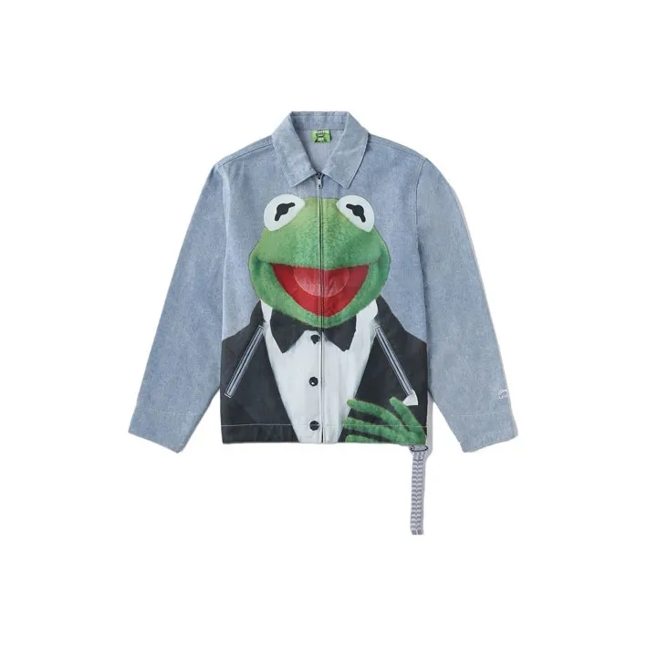 Подкладка Denim Куртка Мужская Светло-Синяя