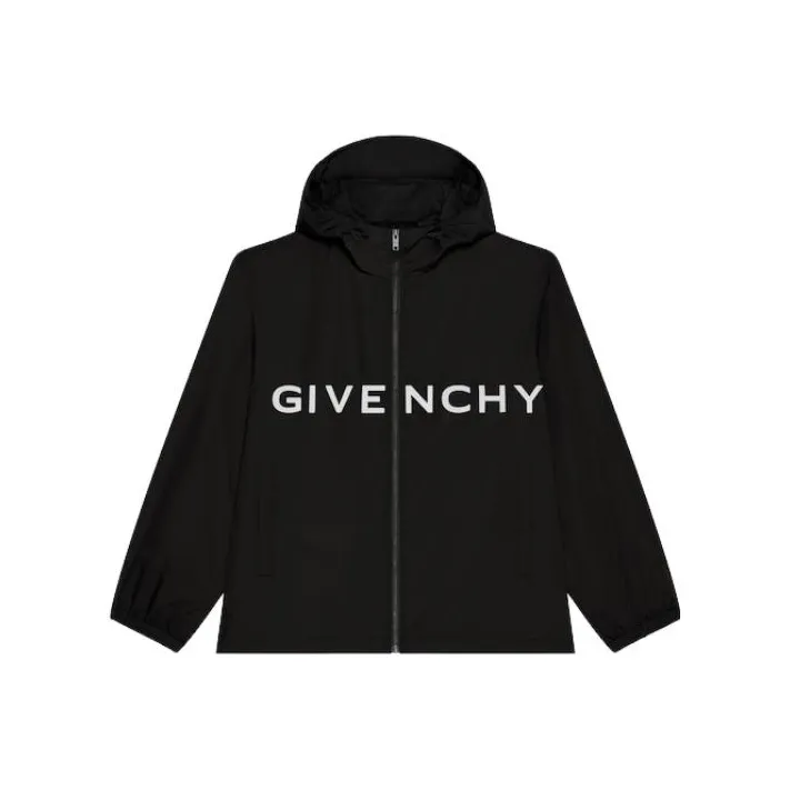 Givenchy Logo Printed Windbreaker Jacket