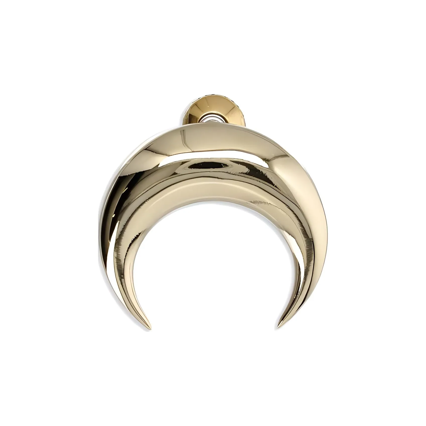 Marine Serre Moon Stud Large Earring