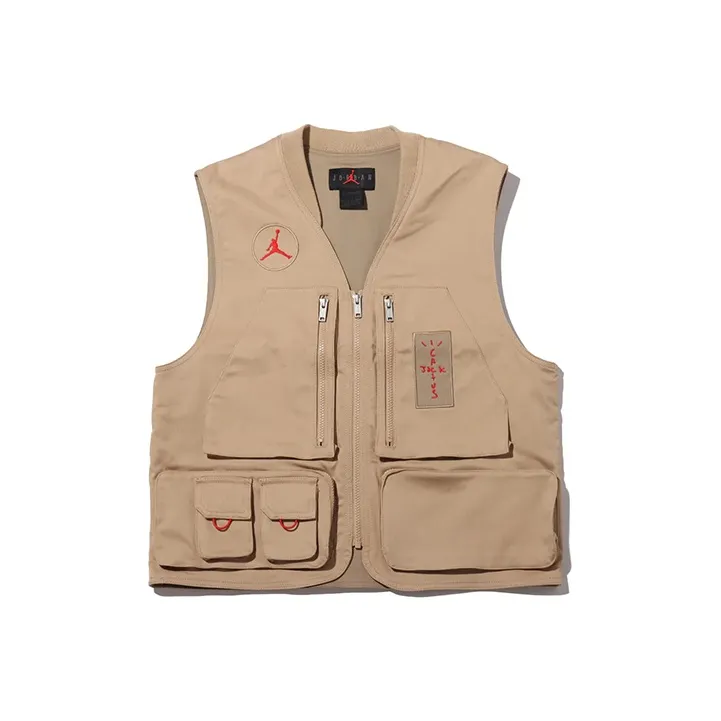 JORDAN Cactus Jack X JORDAN Utility Vest Asia Sizing