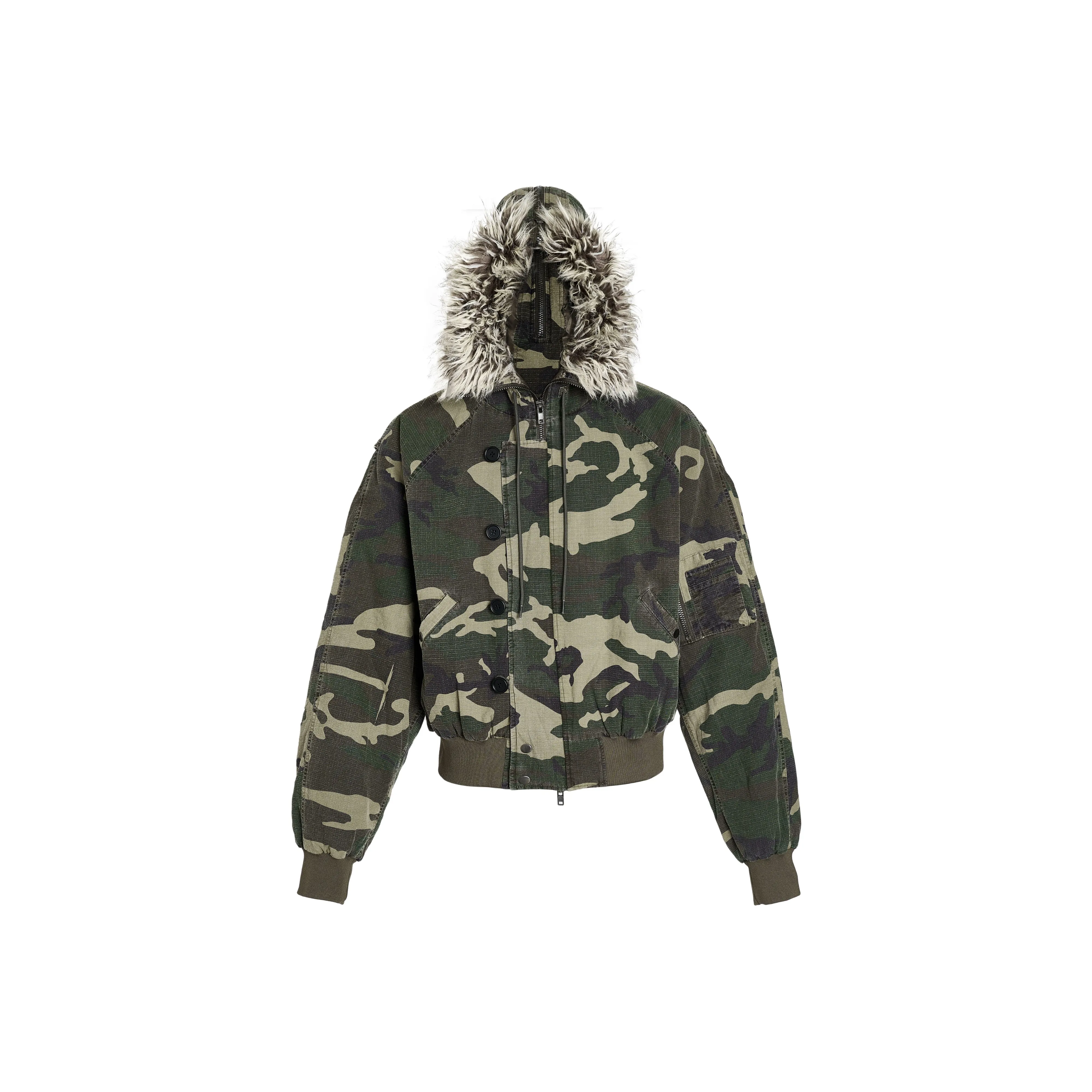 STEEPC Зеленый камуфляж Унисекс Куртка