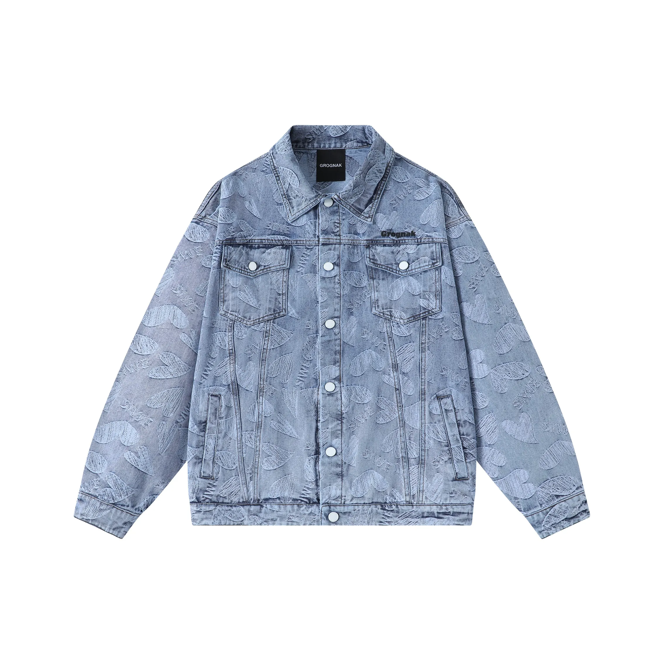 GROGNAK Сердце Унисекс Джинсовые куртки