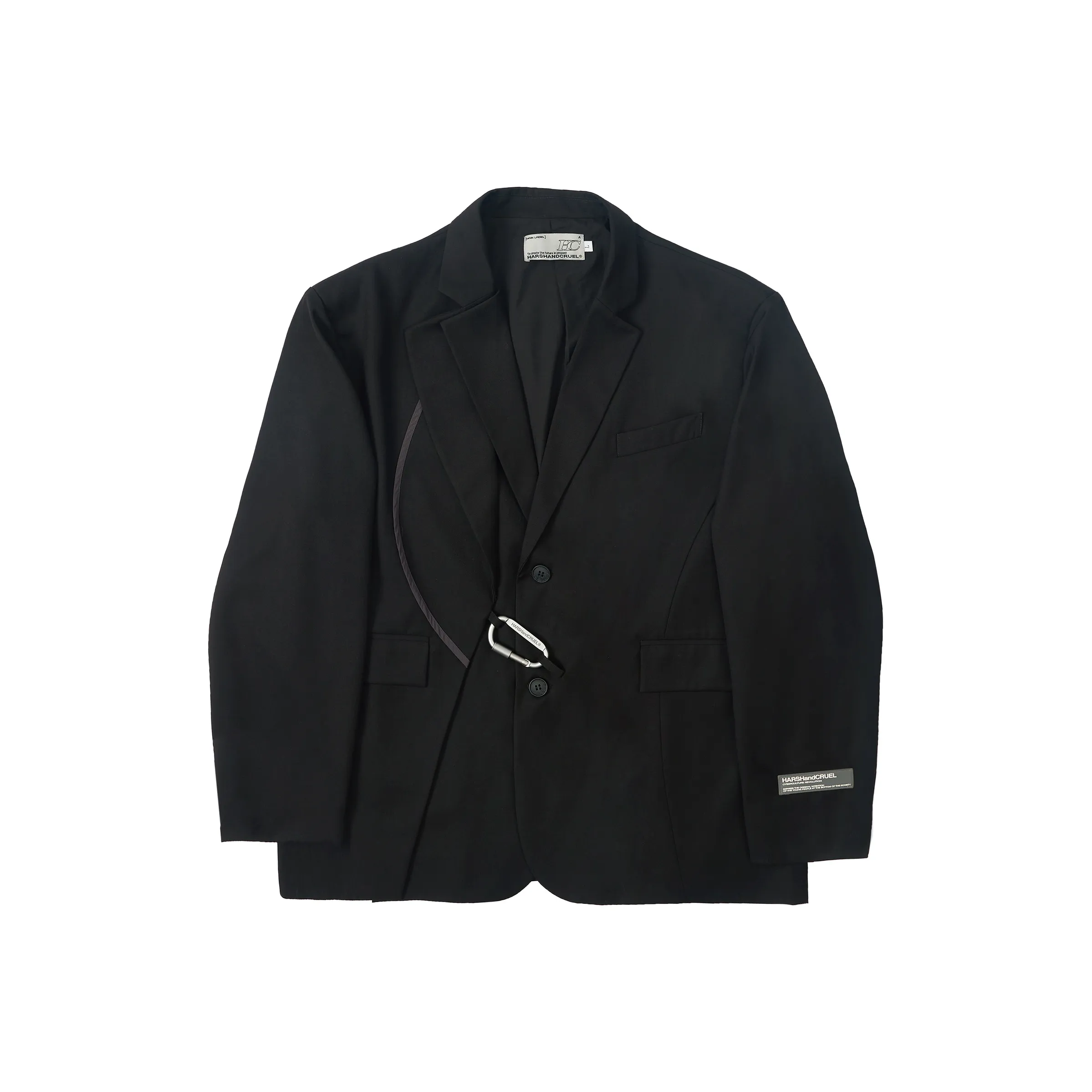 HARSH AND CRUEL Business Suits Unisex Black