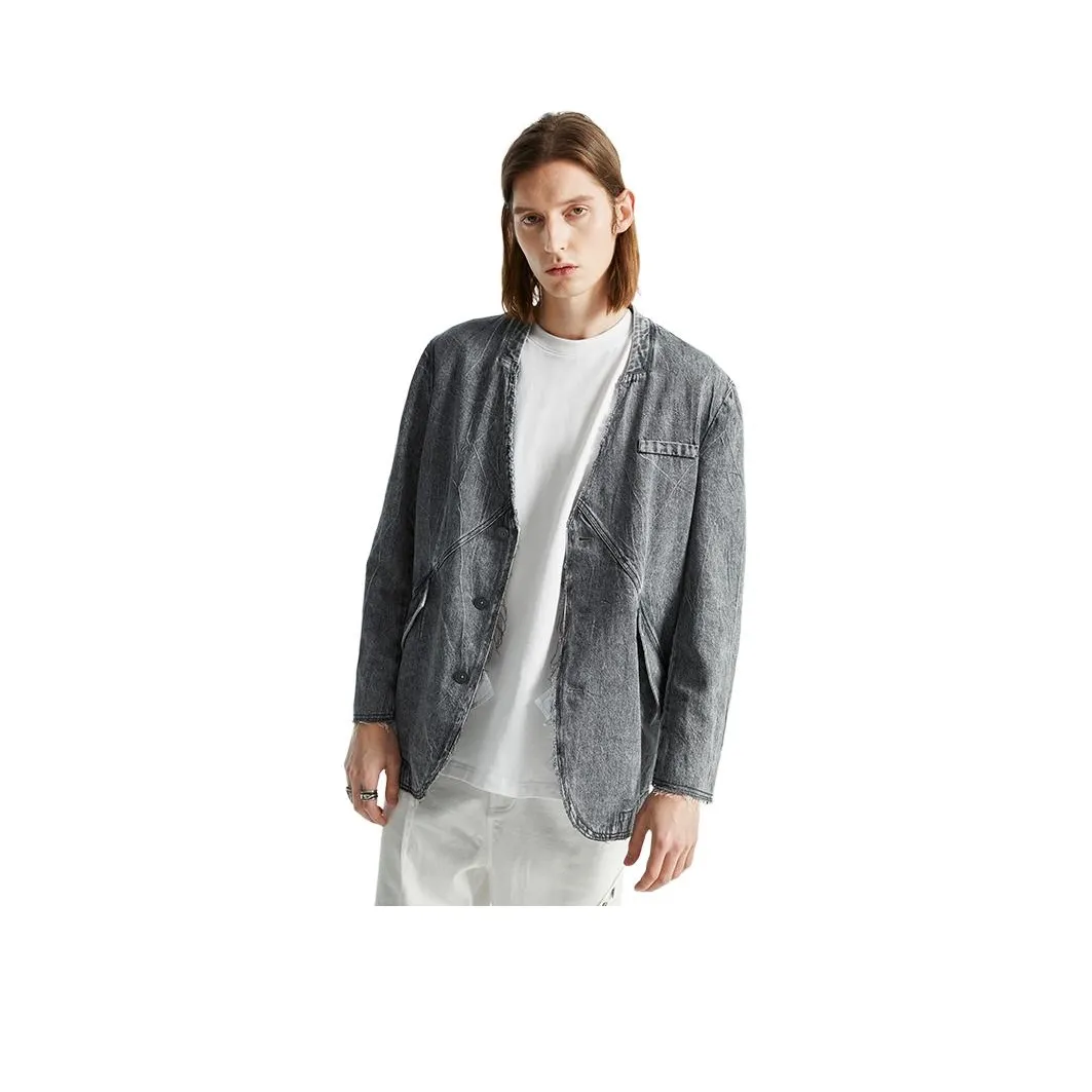 Organic Emotion Куртка Унисекс Лен Серый