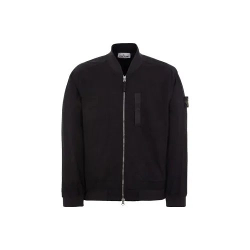 STONE ISLAND Черные Мужские Куртки