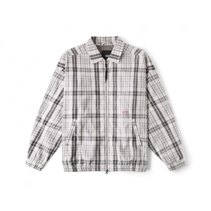 Vans Jackets Coats Men's Light Gray Plaid