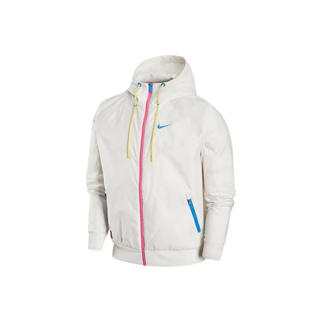 Nike Woven Sports Hooded Windbreaker Jacket 'White'