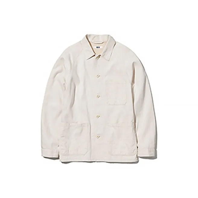 UNIQLO Сливочный Мужской Куртки