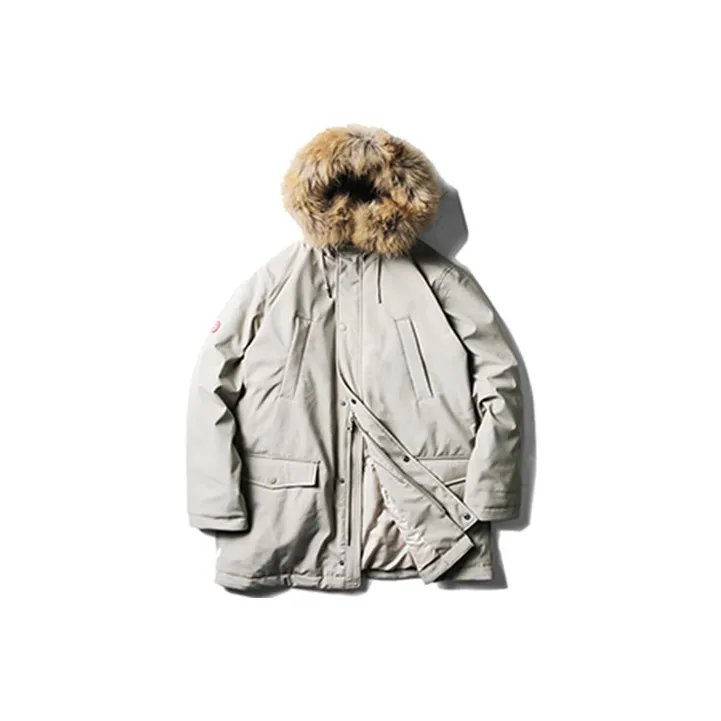 ROARINGWILD Пуховик Зимний Унисекс Хаки