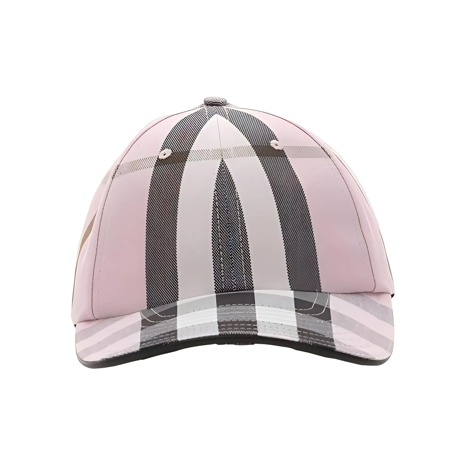 Burberry Logo Detail Check Baseball Cap