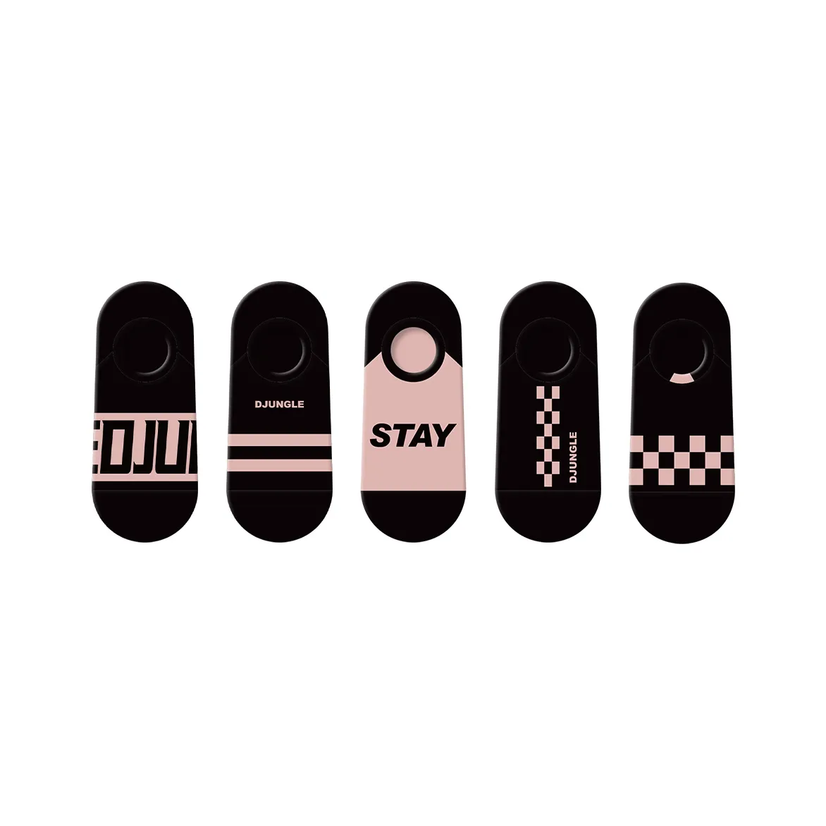 Носки DJUNGLE Low-cut унисекс 5 пар городской стиль CHIC позиционирование стиля черный розовый