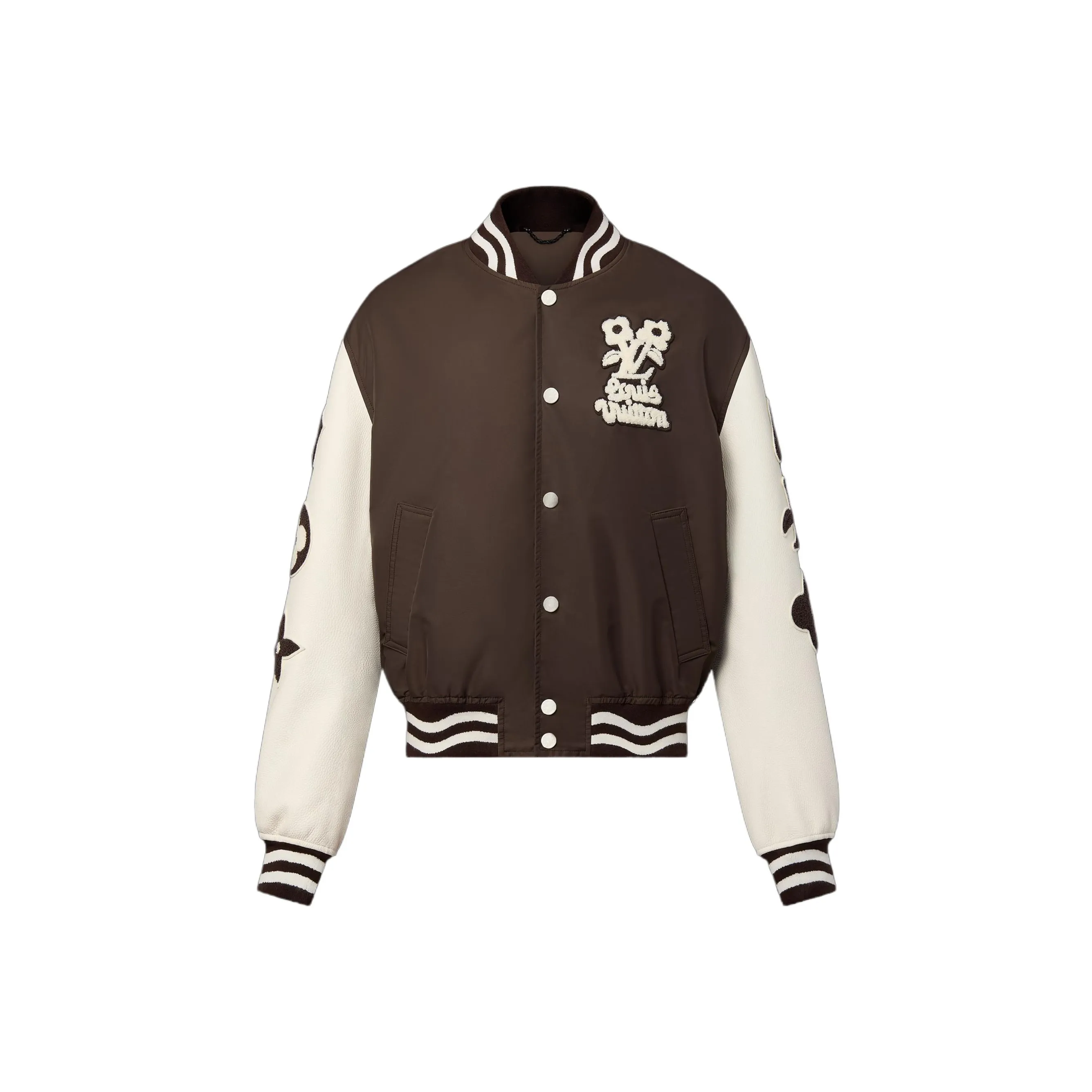 LOUIS VUITTON By Tyler The Creator Embroidered Varsity Jacket