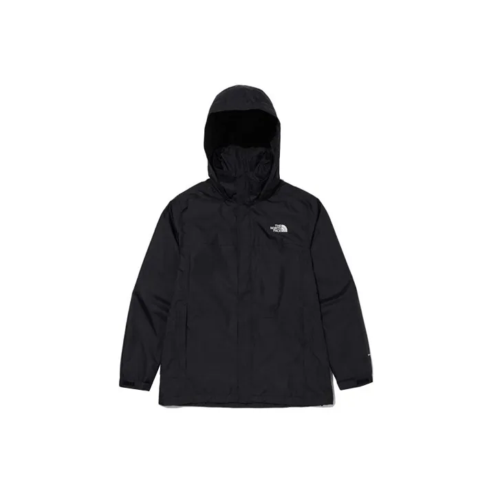 THE NORTH FACE RESOLVE 2 Outdoor Hiking Waterproof, Windproof, And Breathable Windbreaker Jacket Men's Black