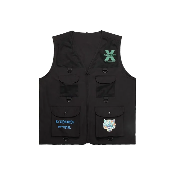 ED HARDY X Vests Men's Black