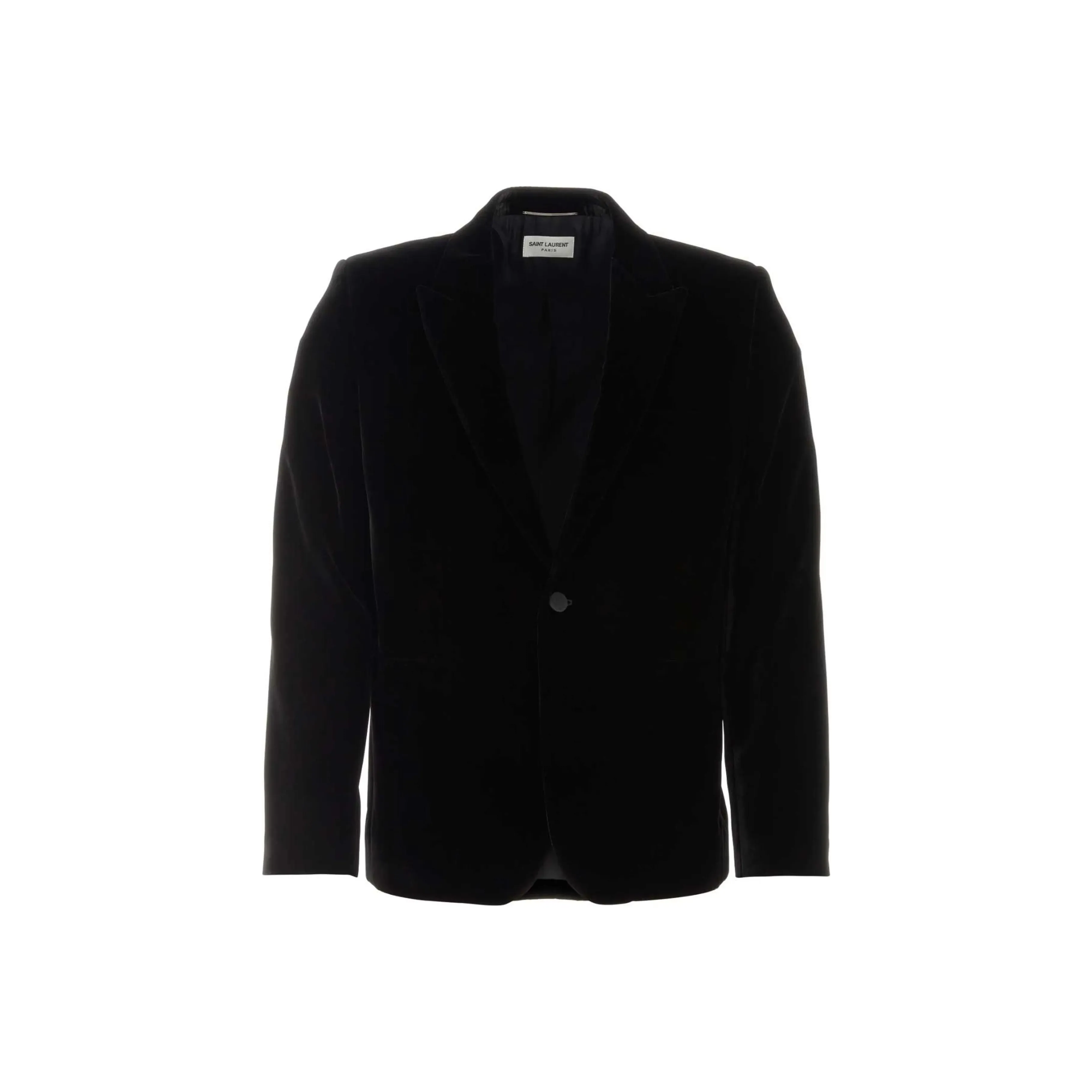 SAINT LAURENT Velvet Long Sleeved Blazer