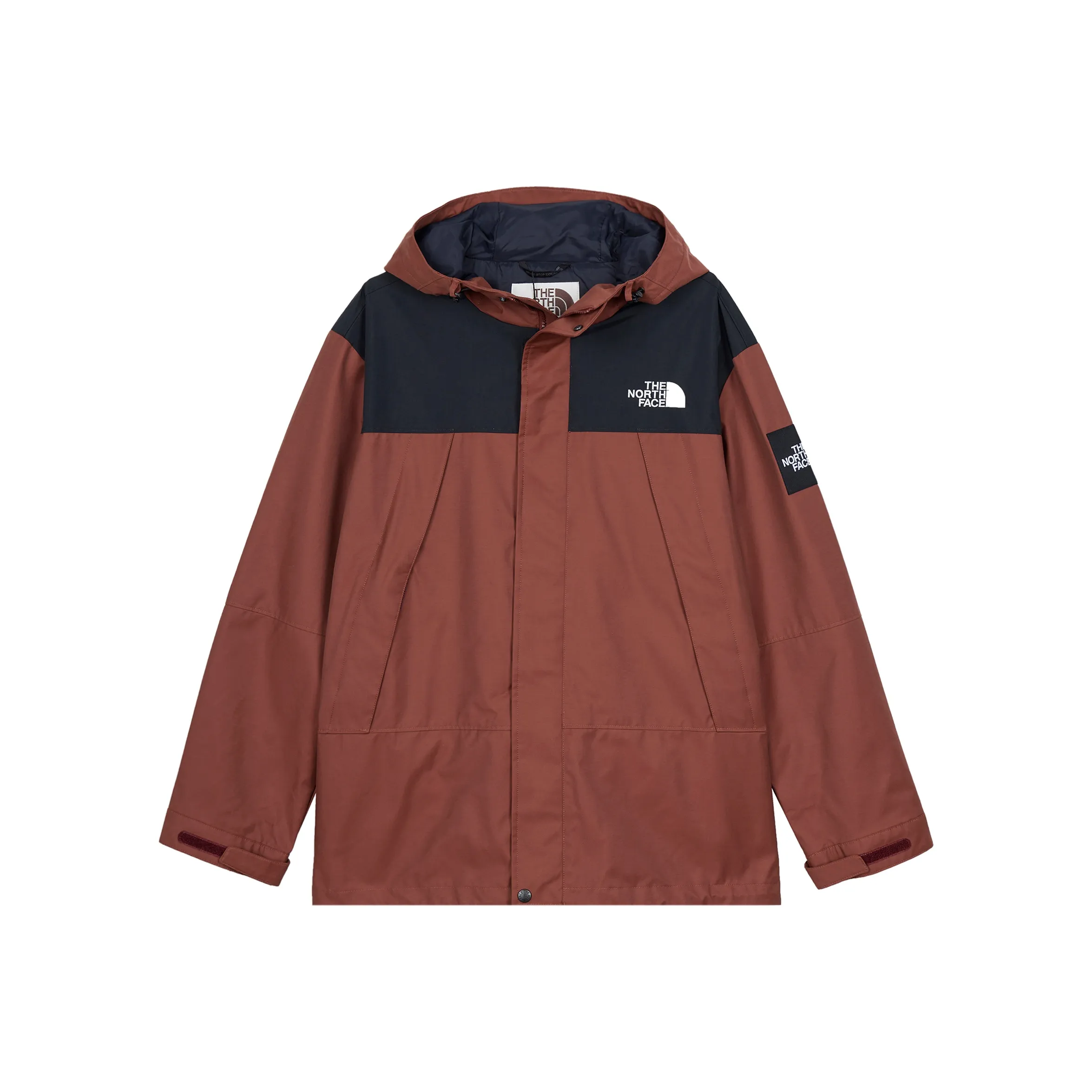 THE NORTH FACE Outdoor Hiking Waterproof, Windproof, And Breathable Windbreaker Jacket Unisex Burgundy