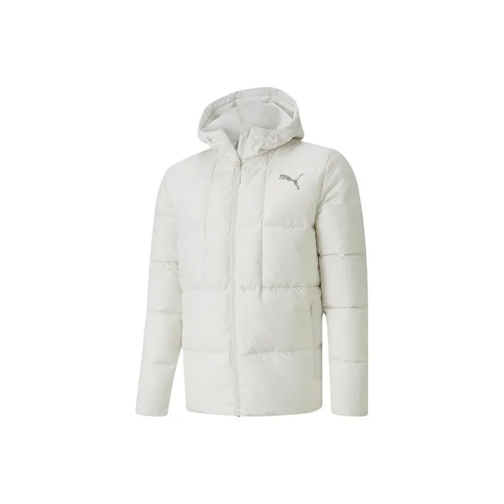 PUMA Дымчатый Серый Мужской Пуховик