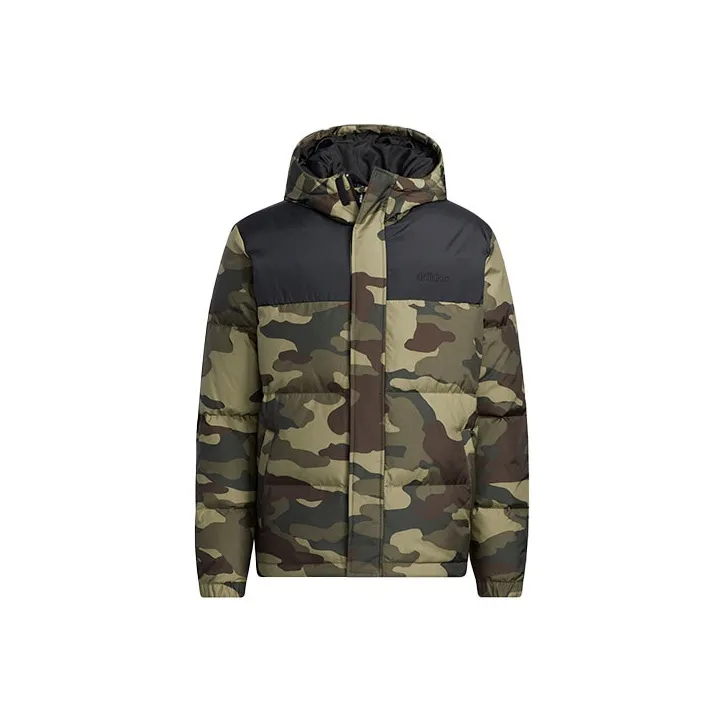 Adidas Neo Down Jacket Winter Men's Camouflage