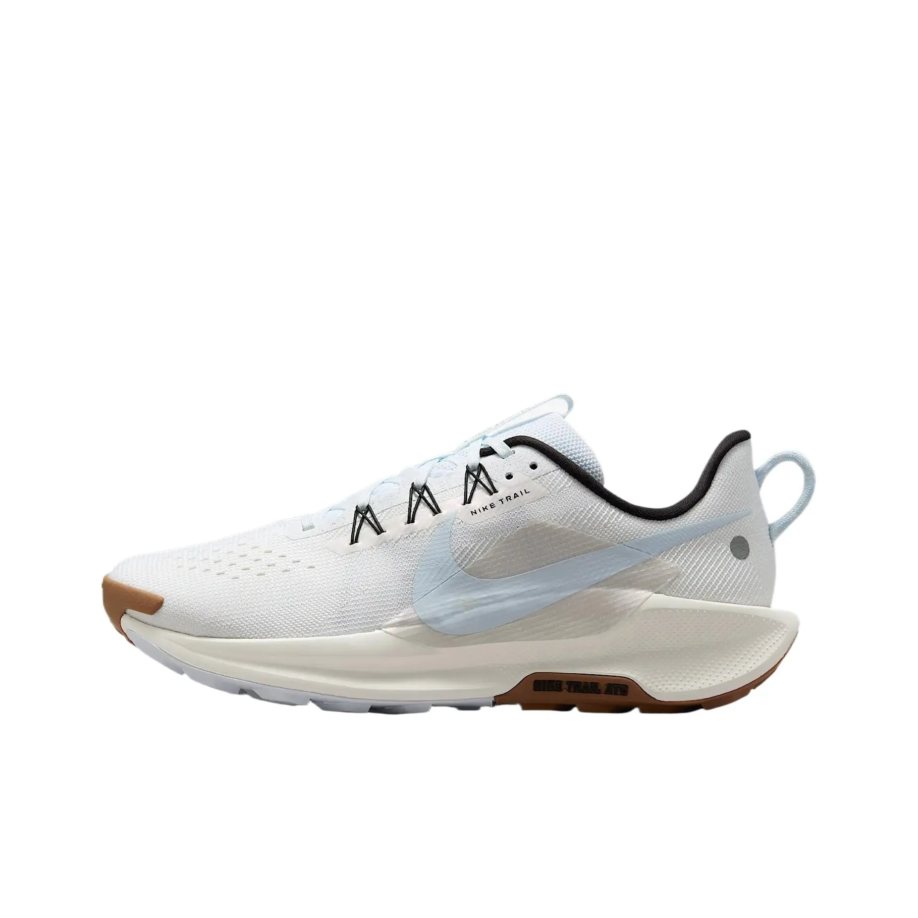 Nike React Pegasus Trail 5 White Metallic Silver Sail Blue Tint