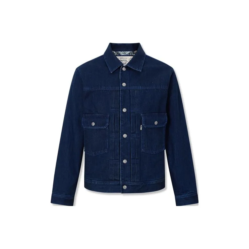 Levis Темно-синий Мужской Джинсовые куртки